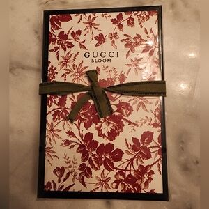 Sold**Gucci Bloom Floral Notebook